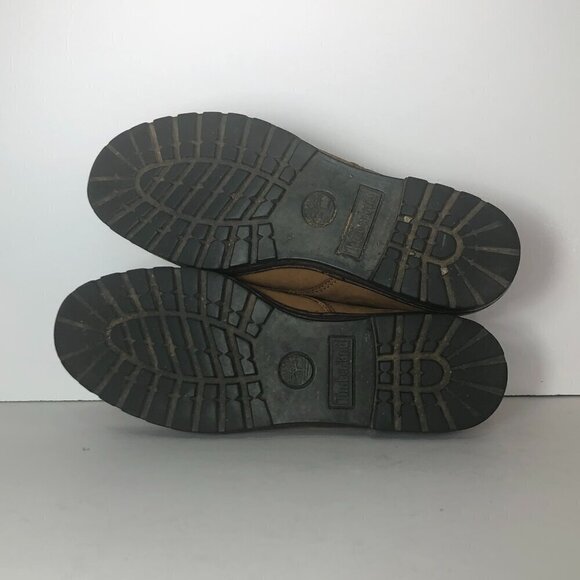 TIMBERLAND Boots Women's Size 7 US Brown Vintage Laces Booties Work Hiking Shoes - Picture 3 of 10